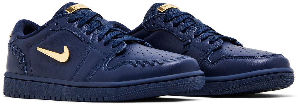 Jordan 1 Low Method of Make Midnight Navy Metallic Gold (Women's)