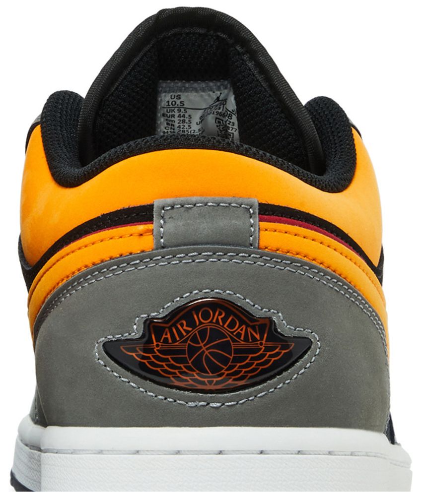 Jordan 1 Low SE Light Graphite Vivid Orange