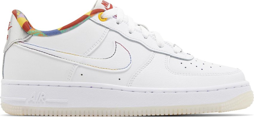 Nike Air Force 1 Low LV8 White Playful Print (GS)