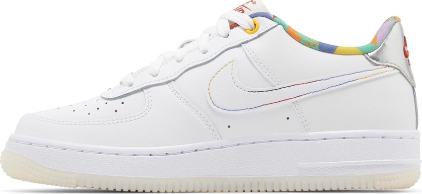 Nike Air Force 1 Low LV8 White Playful Print (GS)