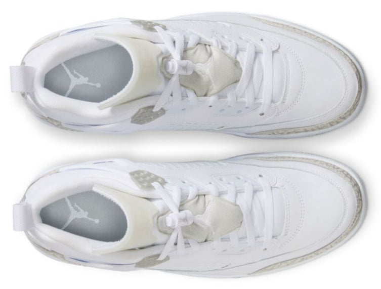 Jordan Spizike Low White Metallic Silver Barely Blue Neutral Grey