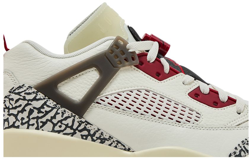 Jordan Spizike Low Sail Anthracite Coconut Milk Varsity Red
