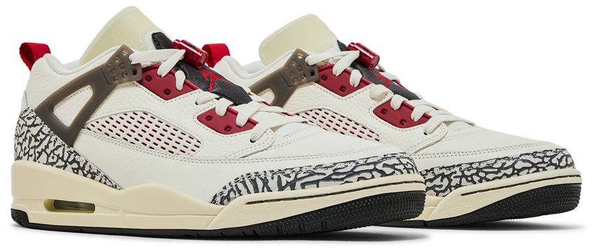 Jordan Spizike Low Sail Anthracite Coconut Milk Varsity Red
