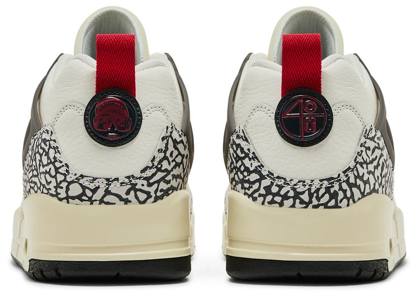 Jordan Spizike Low Sail Anthracite Coconut Milk Varsity Red