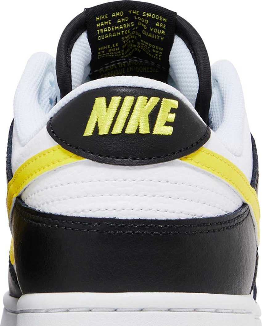 Nike Dunk Low Black Opti Yellow Panda