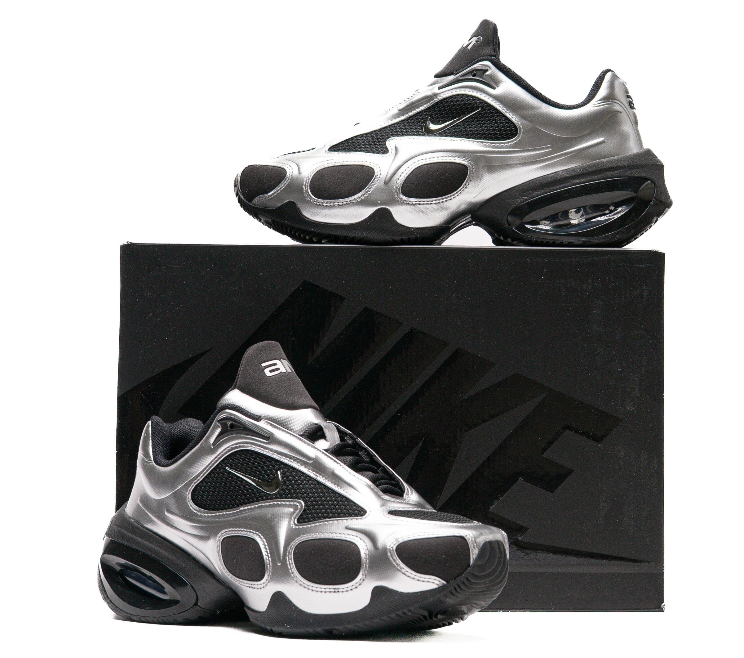 Nike Air Max Muse Black Metallic Silver (Women's)