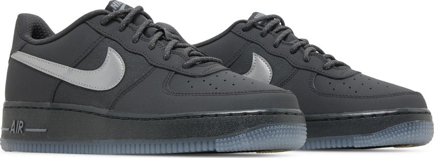 Nike Air Force 1 Low Anthracite Reflective Silver (GS)