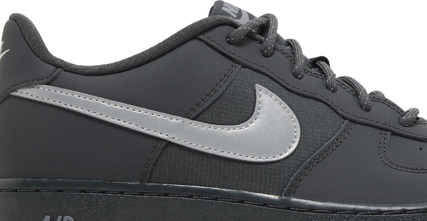Nike Air Force 1 Low Anthracite Reflective Silver (GS)
