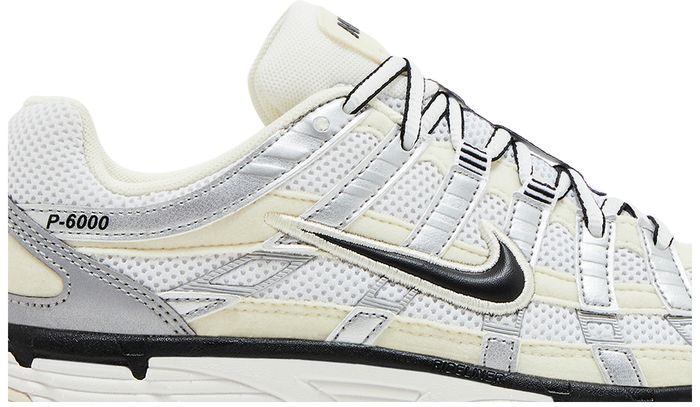 Nike P-6000 Coconut Milk Metallic Silver (Women's)
