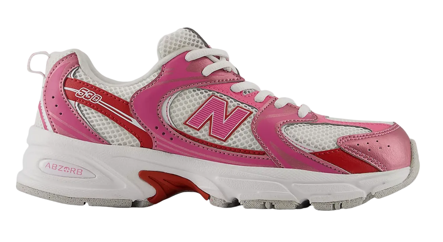 New Balance 530 Lace Pink Satin Shadow Red (GS)