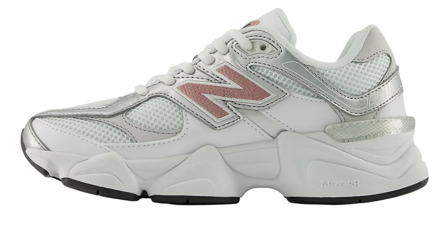 New Balance 9060 White Rosewood Silver (GS)