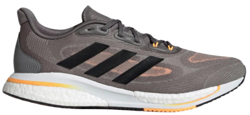 adidas Supernova+ Grey Four Core Black Flash Orange