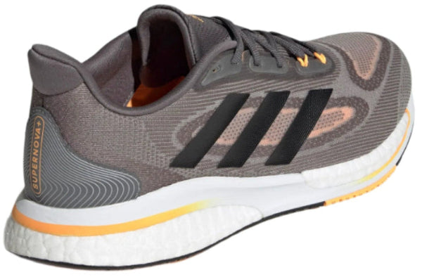 adidas Supernova+ Grey Four Core Black Flash Orange