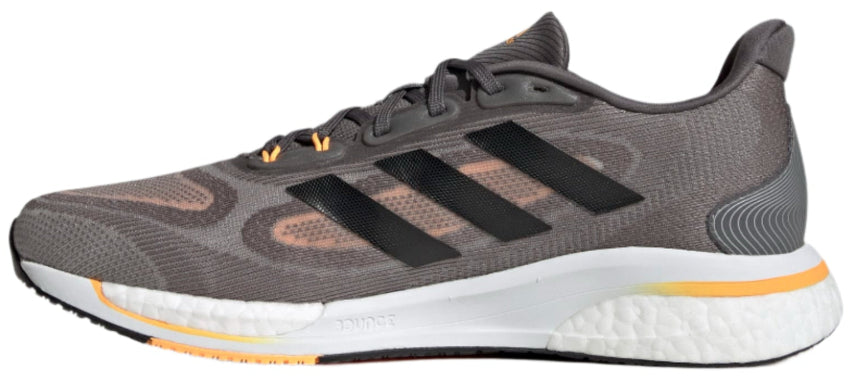 adidas Supernova+ Grey Four Core Black Flash Orange
