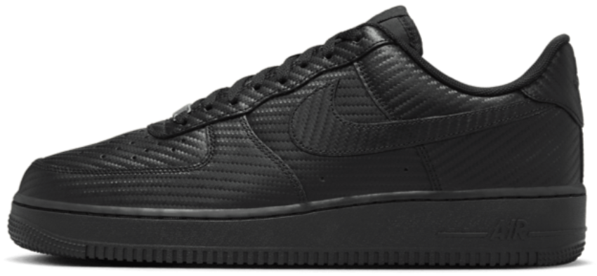 Nike Air Force 1 Low Black Carbon Fiber