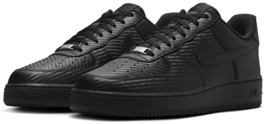 Nike Air Force 1 Low Black Carbon Fiber
