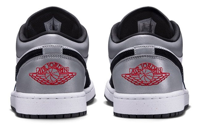 Jordan 1 Low SE White Fire Red Black Matte Silver