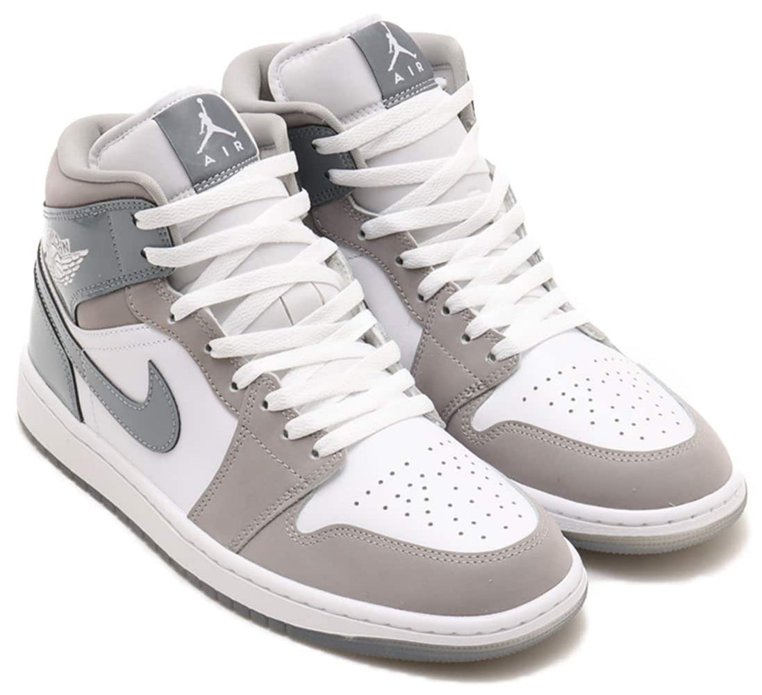 Jordan 1 Mid SE White Medium Grey Cool Grey