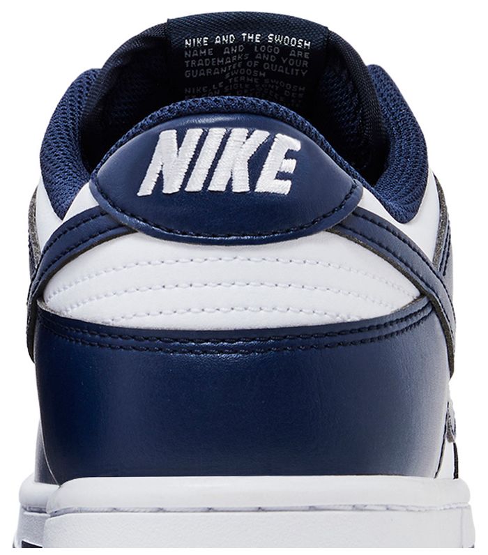 Nike Dunk Low White Midnight Navy