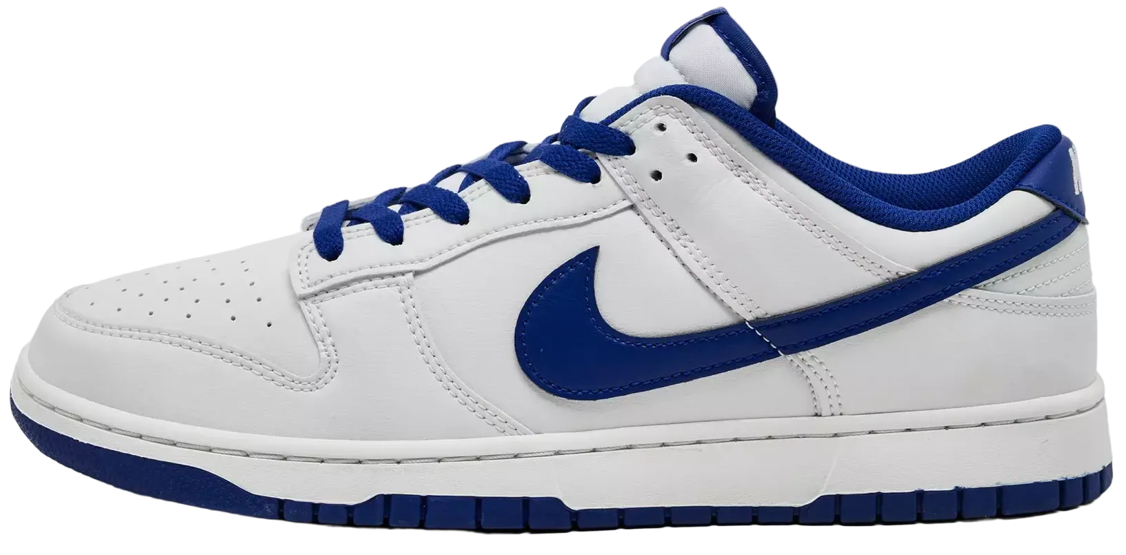 Nike Dunk Low Retro White Deep Royal Blue