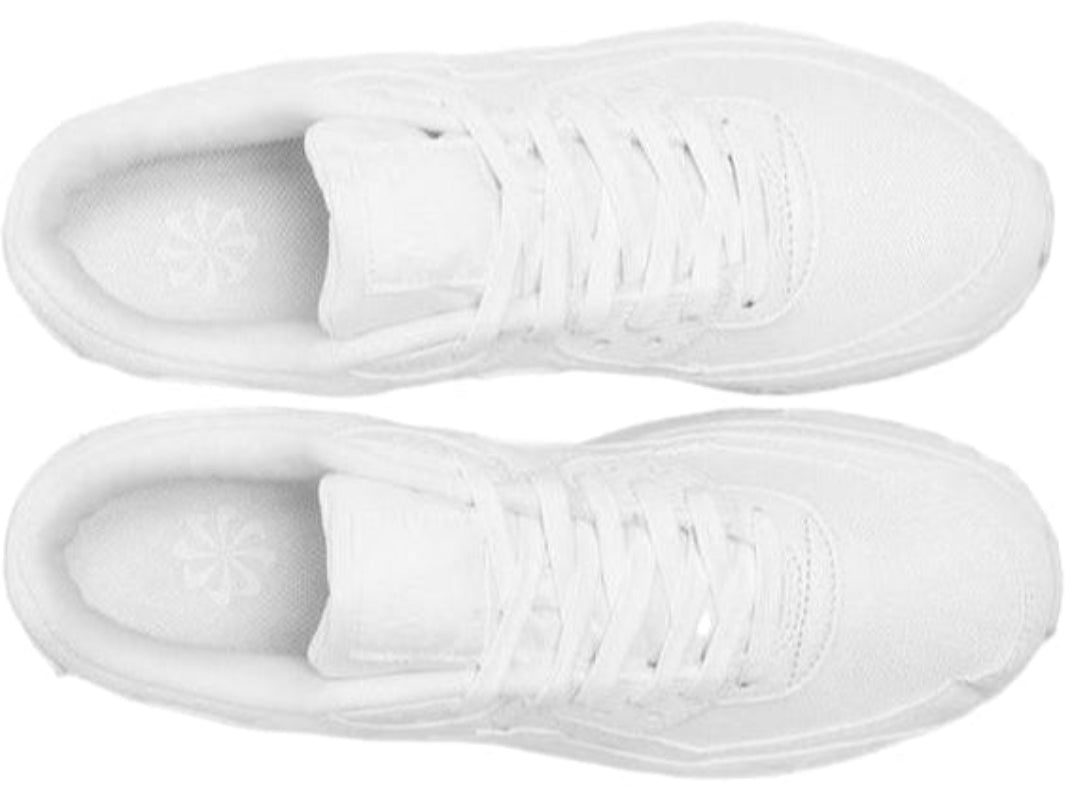 Nike Air Max 90 White Metallic Silver (GS)