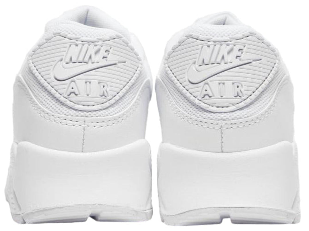Nike Air Max 90 White Metallic Silver (GS)