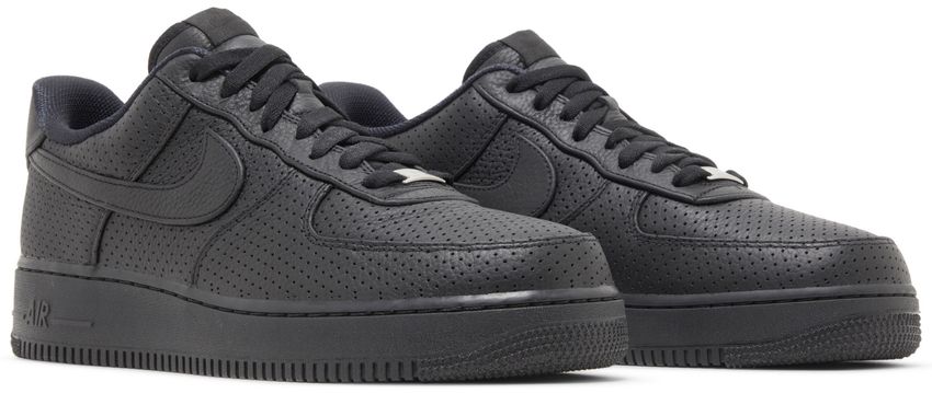 Nike Air Force 1 Low SP Triple Black Perforated