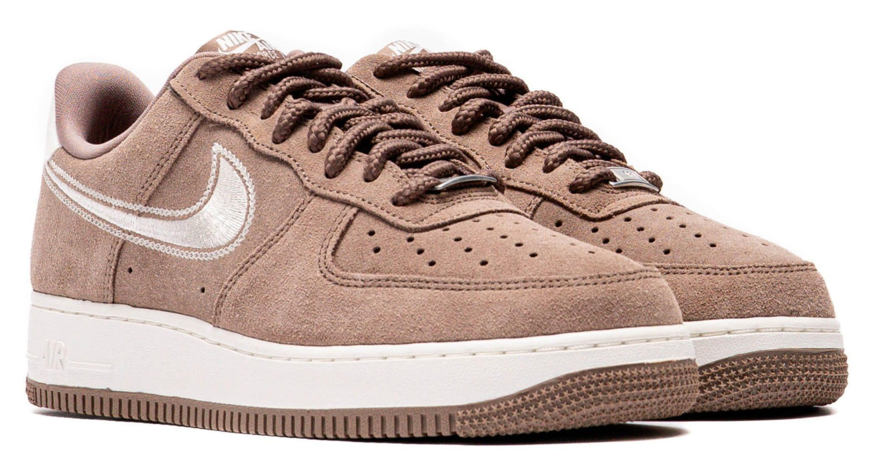 Nike Air Force 1 Low '07 LV8 Mink Brown Embroidered Swoosh