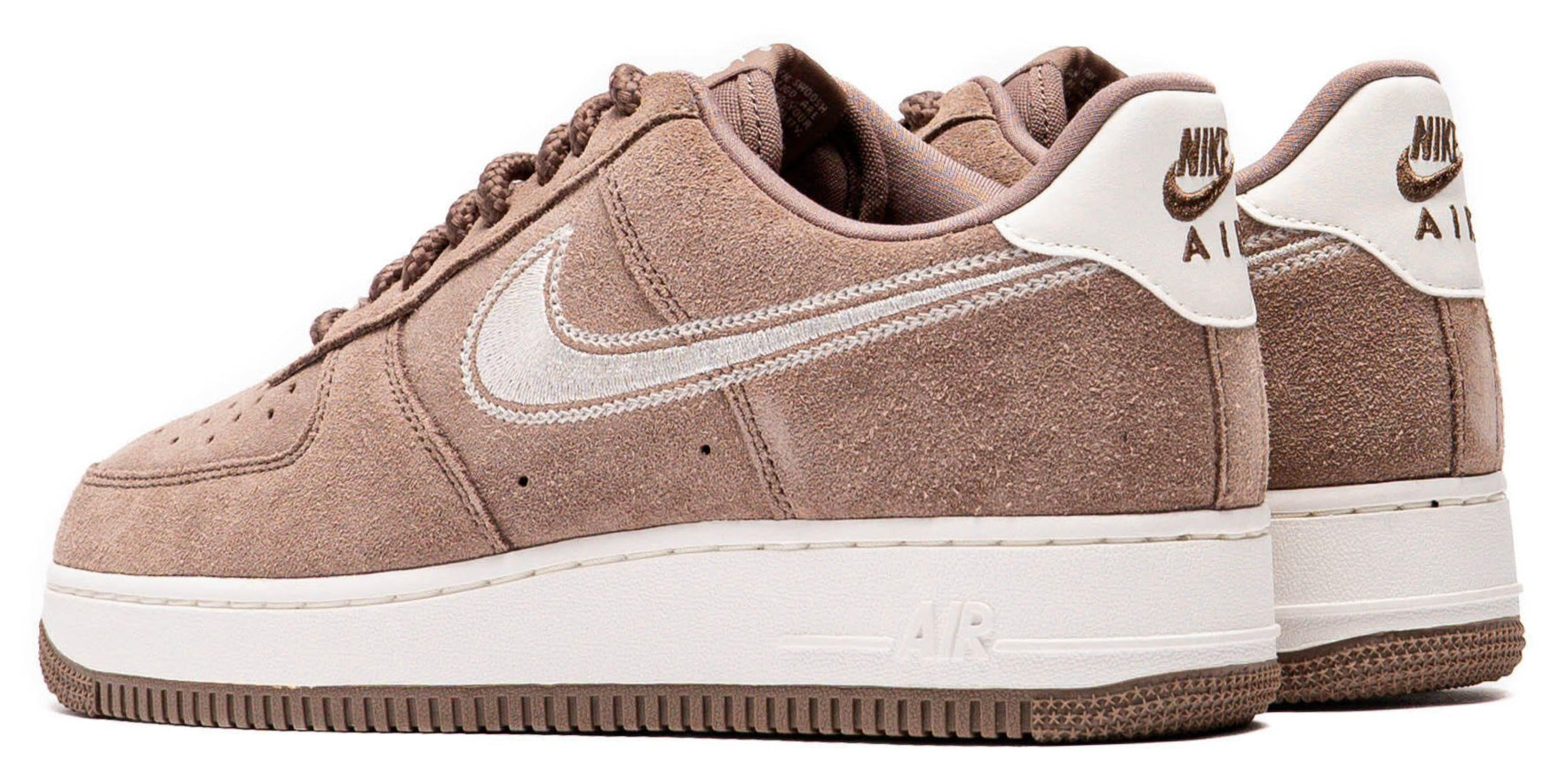 Nike Air Force 1 Low '07 LV8 Mink Brown Embroidered Swoosh