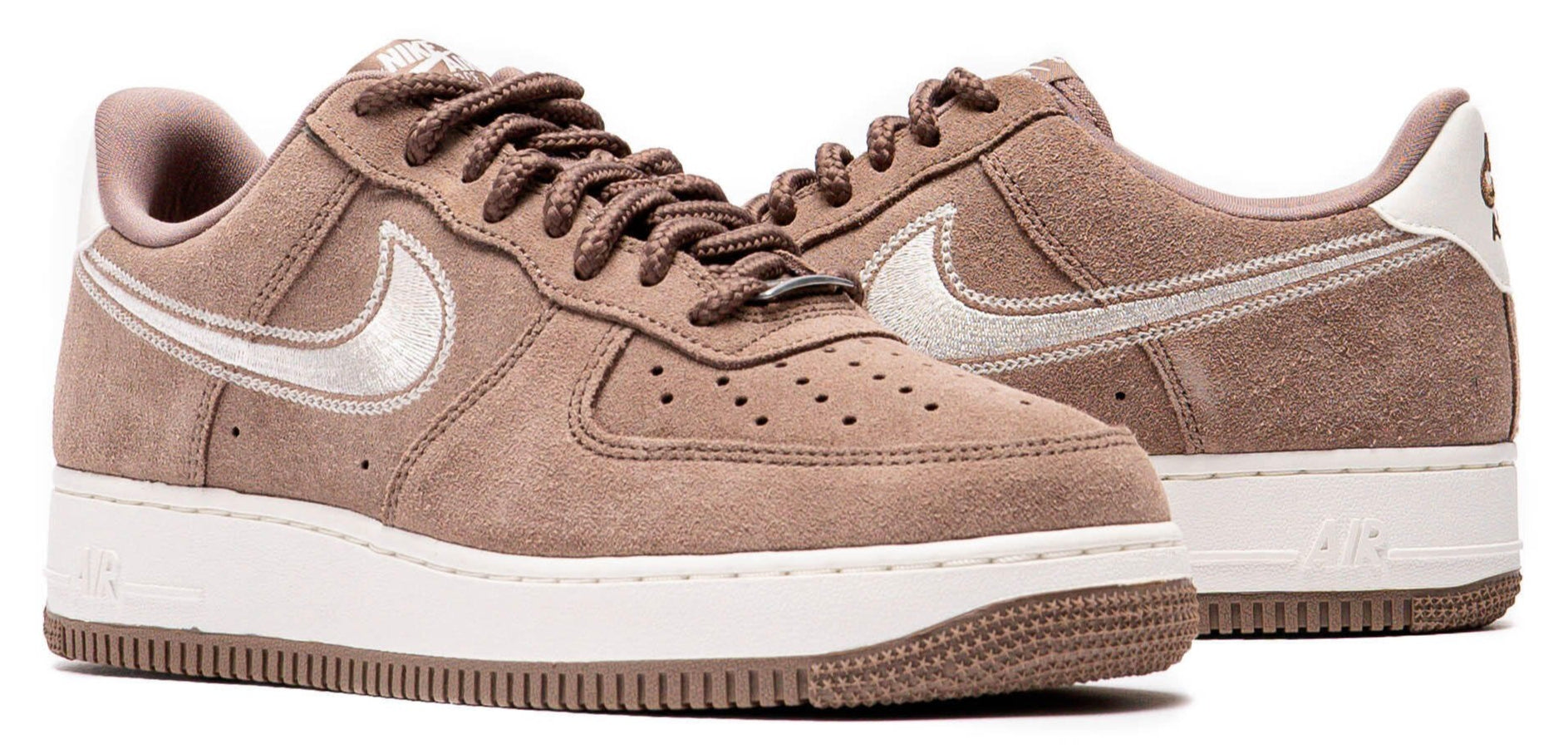 Nike Air Force 1 Low '07 LV8 Mink Brown Embroidered Swoosh