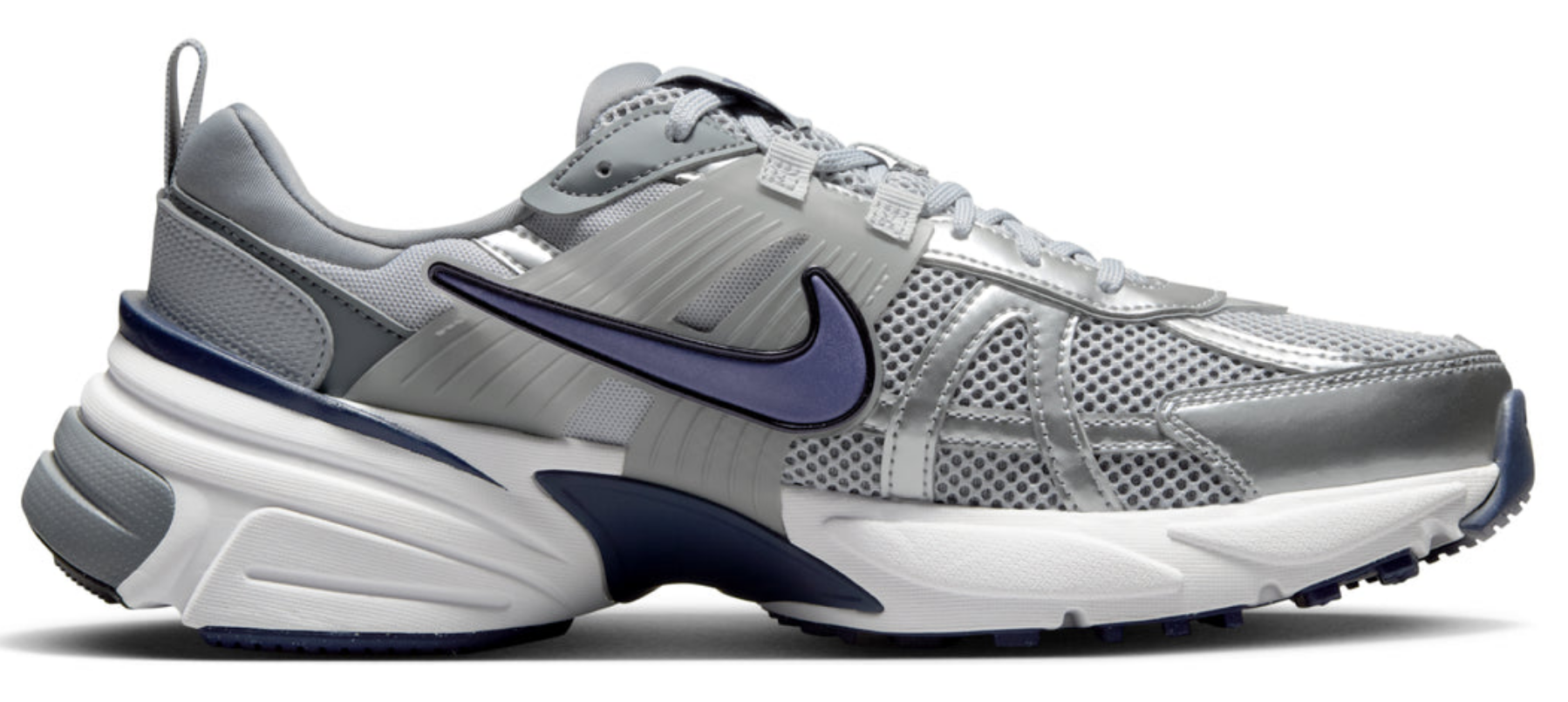 Nike V2K Run Wolf Grey Midnight Navy