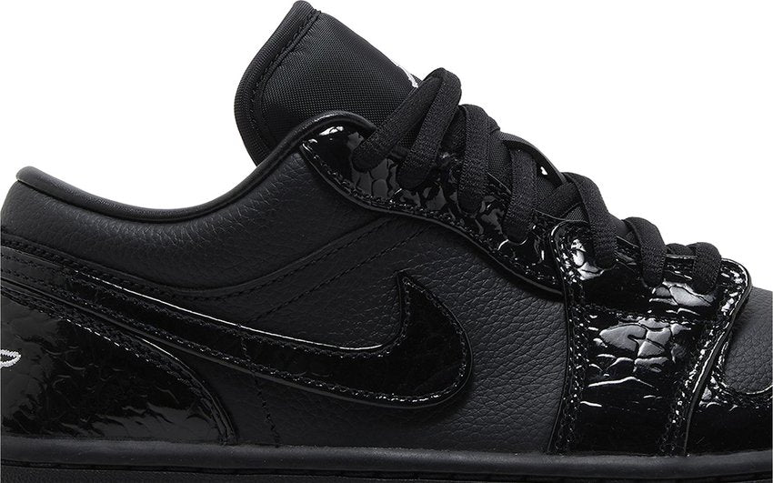 Jordan 1 Low SE Patent Elephant Black (Women's)