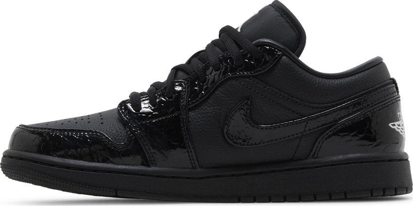 Jordan 1 Low SE Patent Elephant Black (Women's)