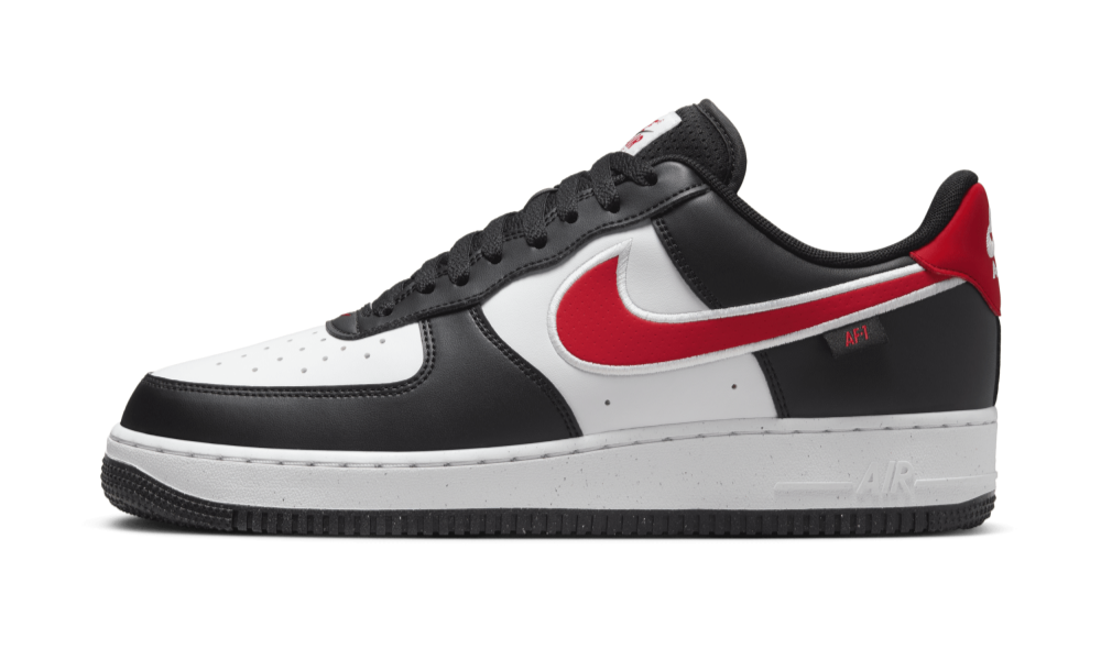 Nike Air Force 1 Low '07 Next Nature Black White University Red