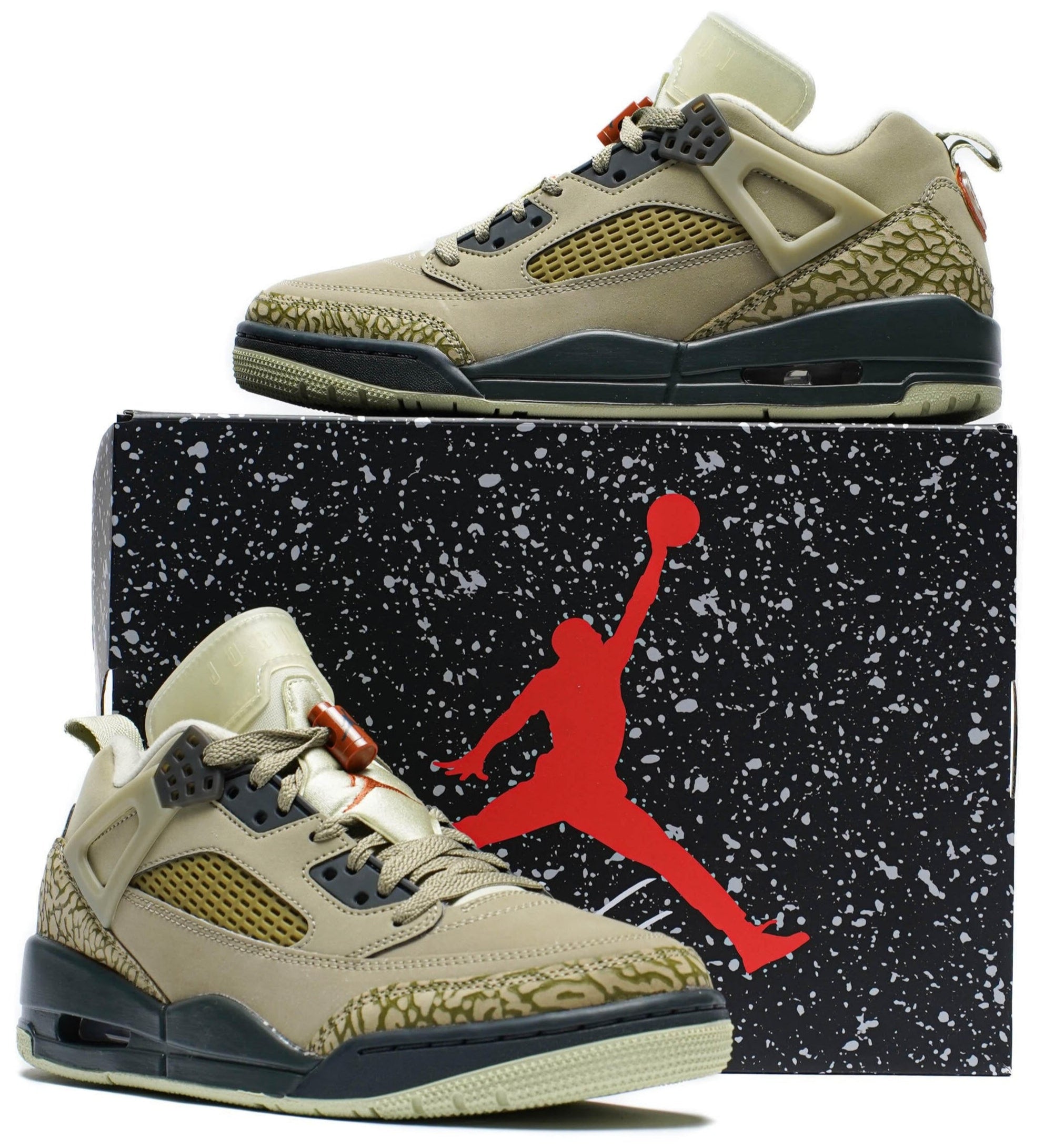 Jordan Spizike Low Neutral Olive
