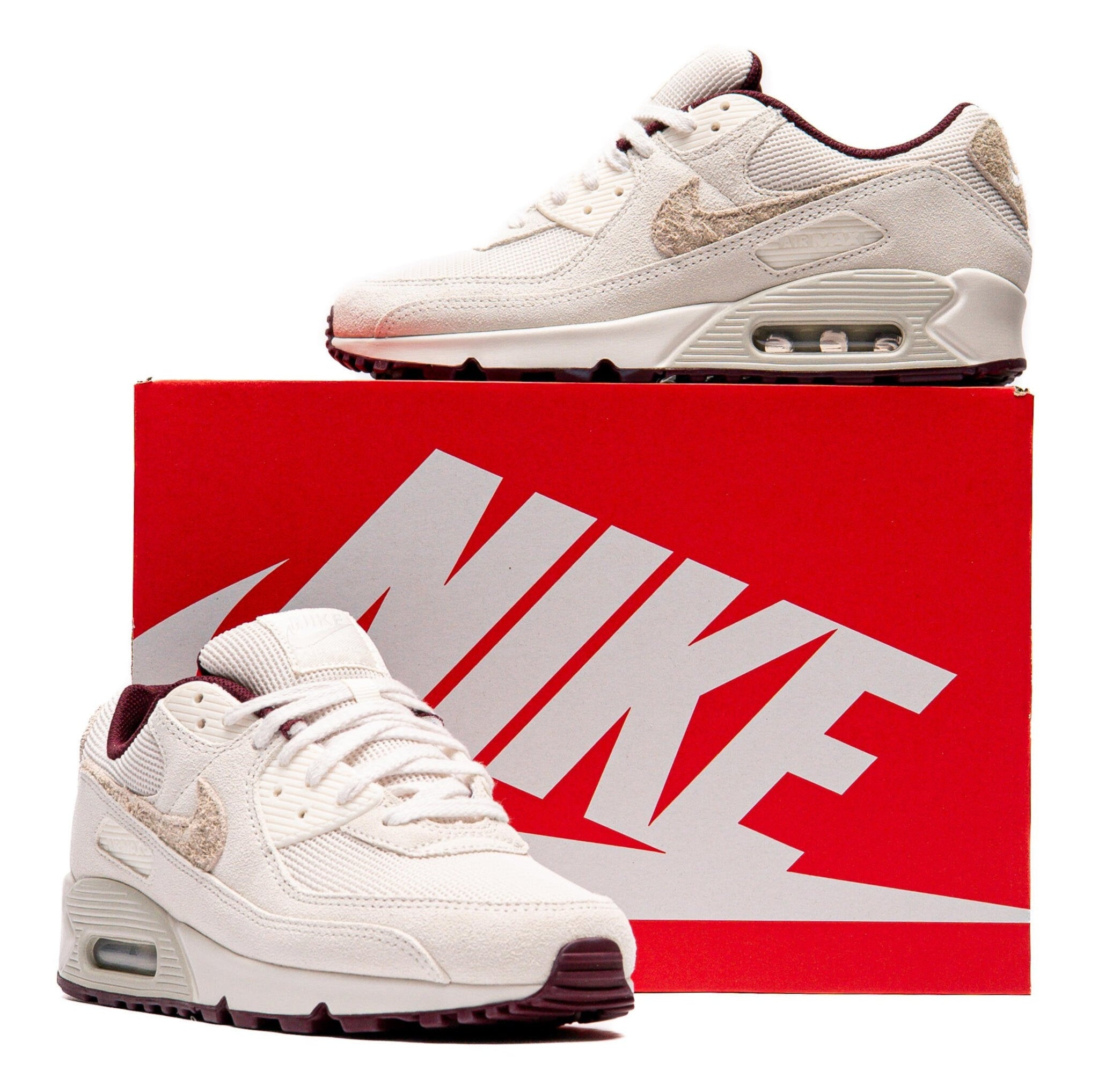 Nike Air Max 90 PRM Sail Burgundy Crush