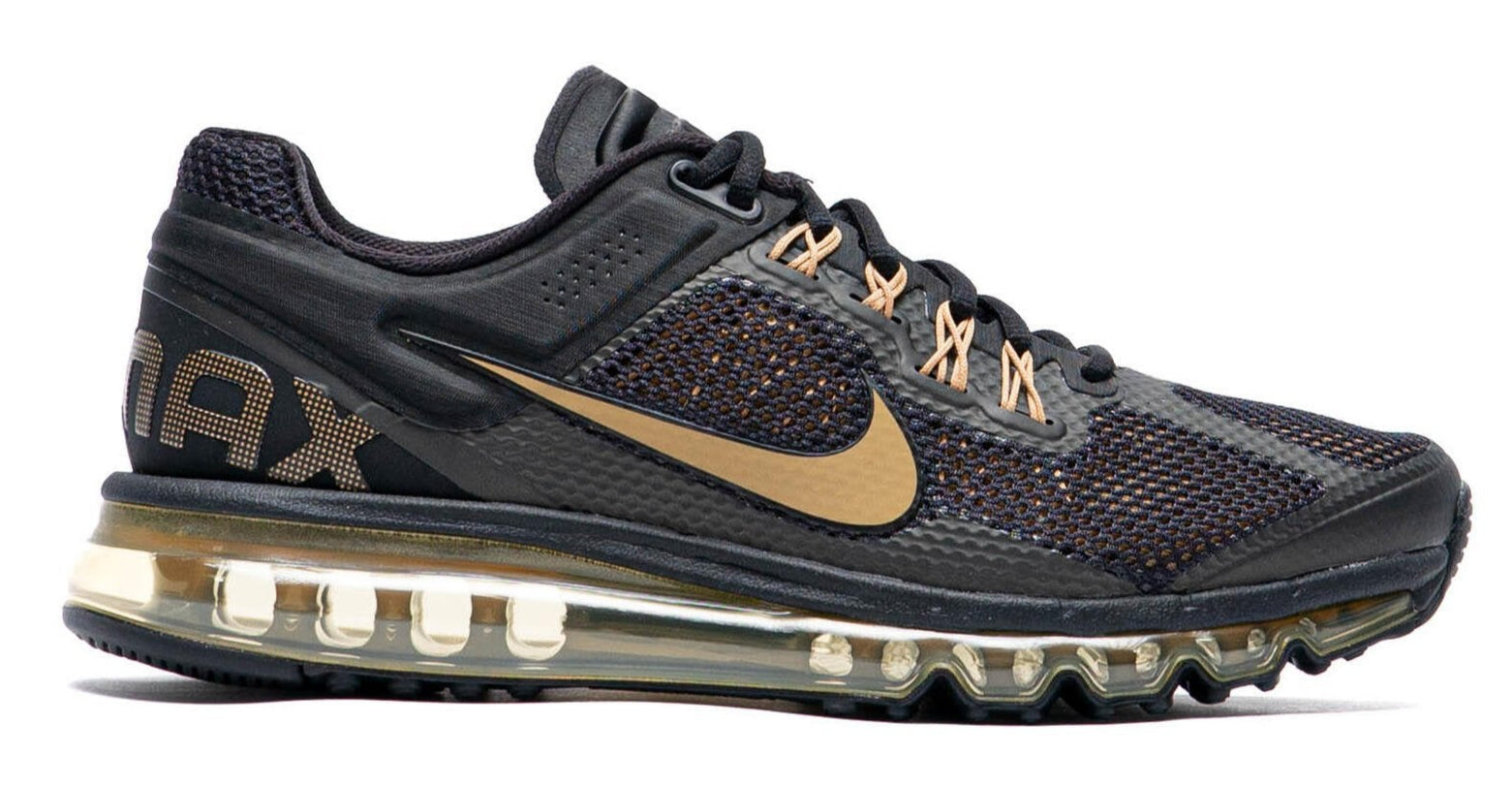 Nike Air Max 2013 Black Flat Gold