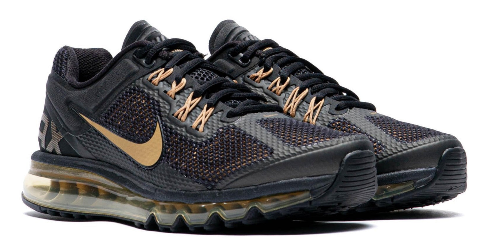 Nike Air Max 2013 Black Flat Gold