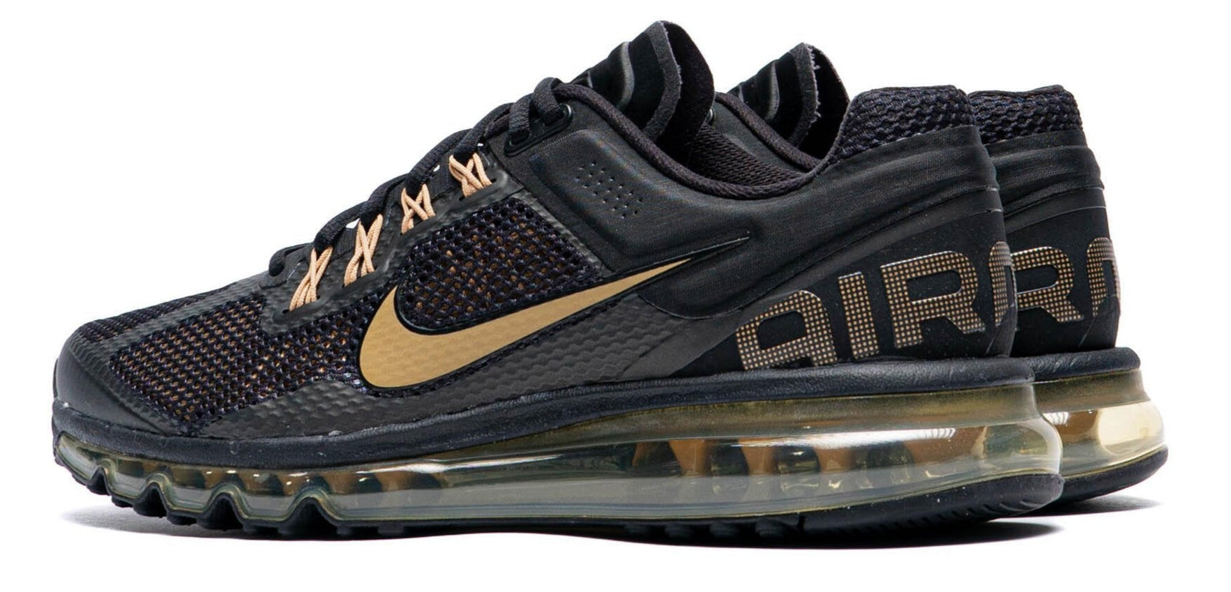 Nike Air Max 2013 Black Flat Gold