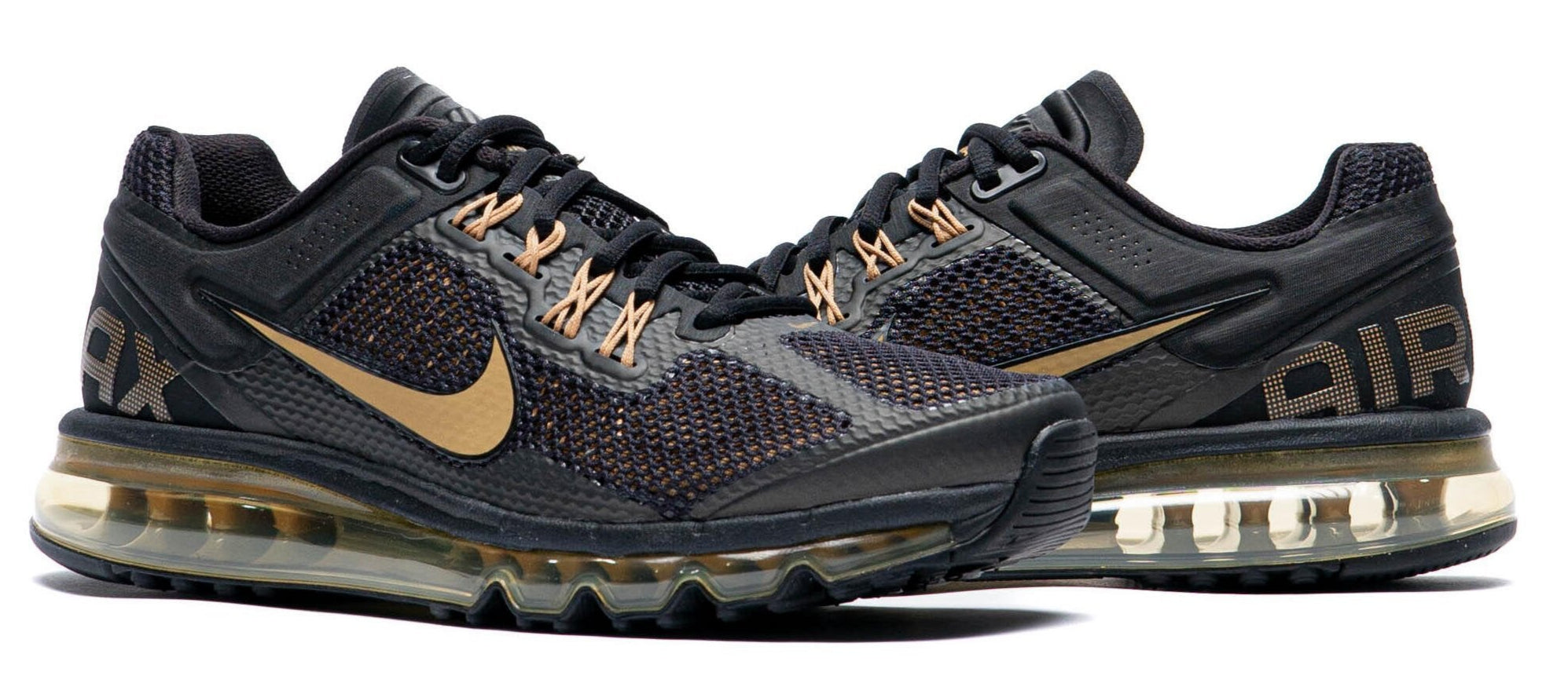 Nike Air Max 2013 Black Flat Gold