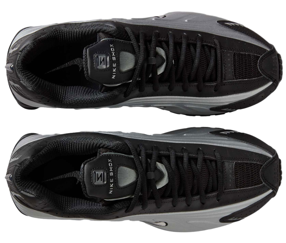 Nike Shox R4 Metallic Silver Black