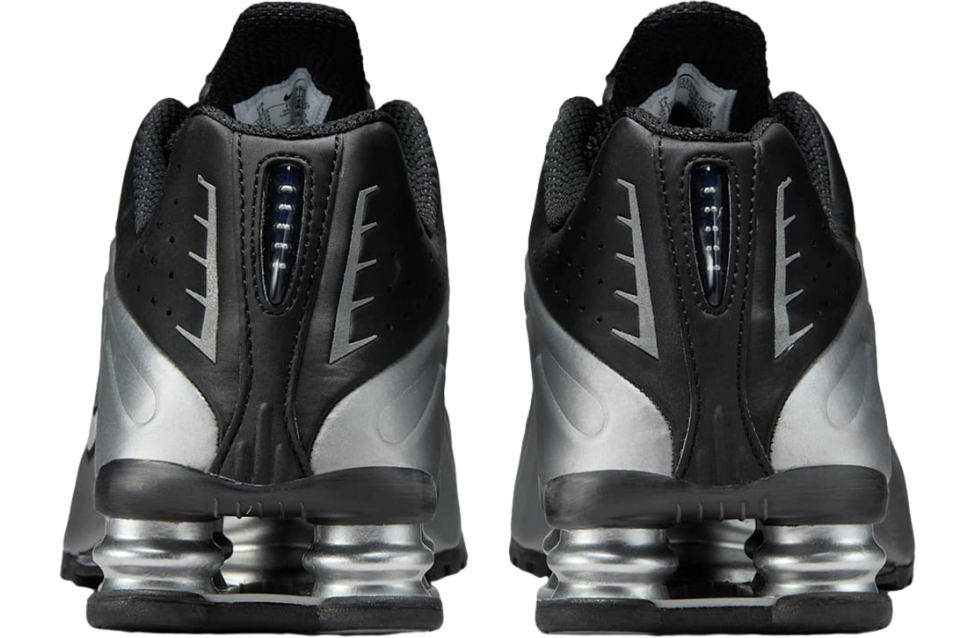 Nike Shox R4 Metallic Silver Black