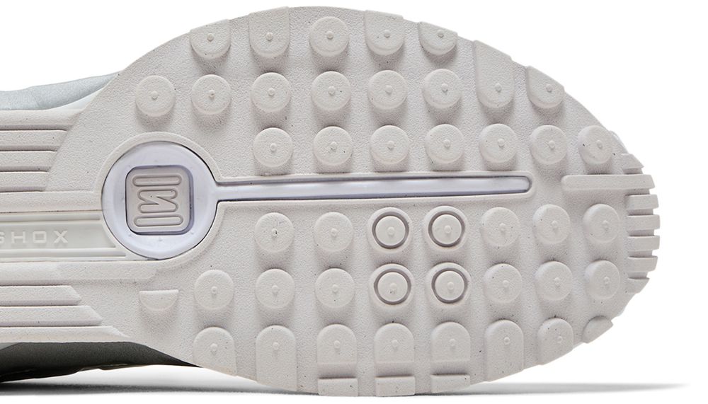 Nike Shox R4 White Bright Crimson Metallic Silver