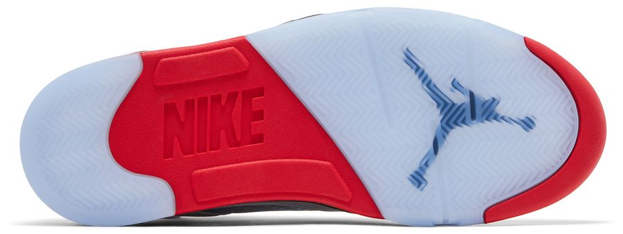 Jordan 5 Retro Fire Red Black Tongue (2025)