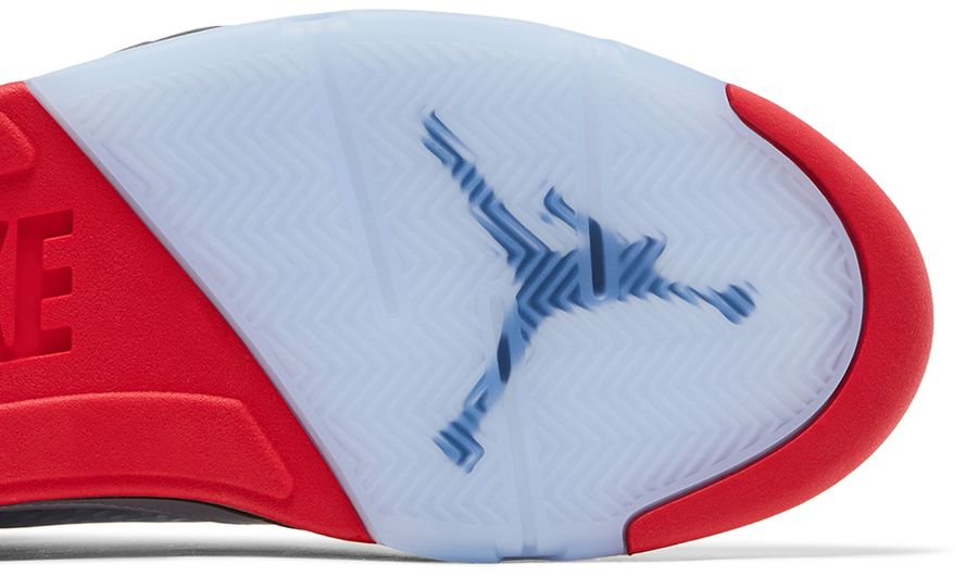 Jordan 5 Retro Fire Red Black Tongue (2025)