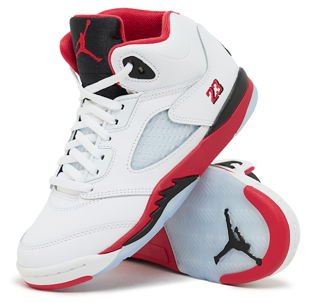 Jordan 5 Retro Fire Red Black Tongue (2025) (PS)