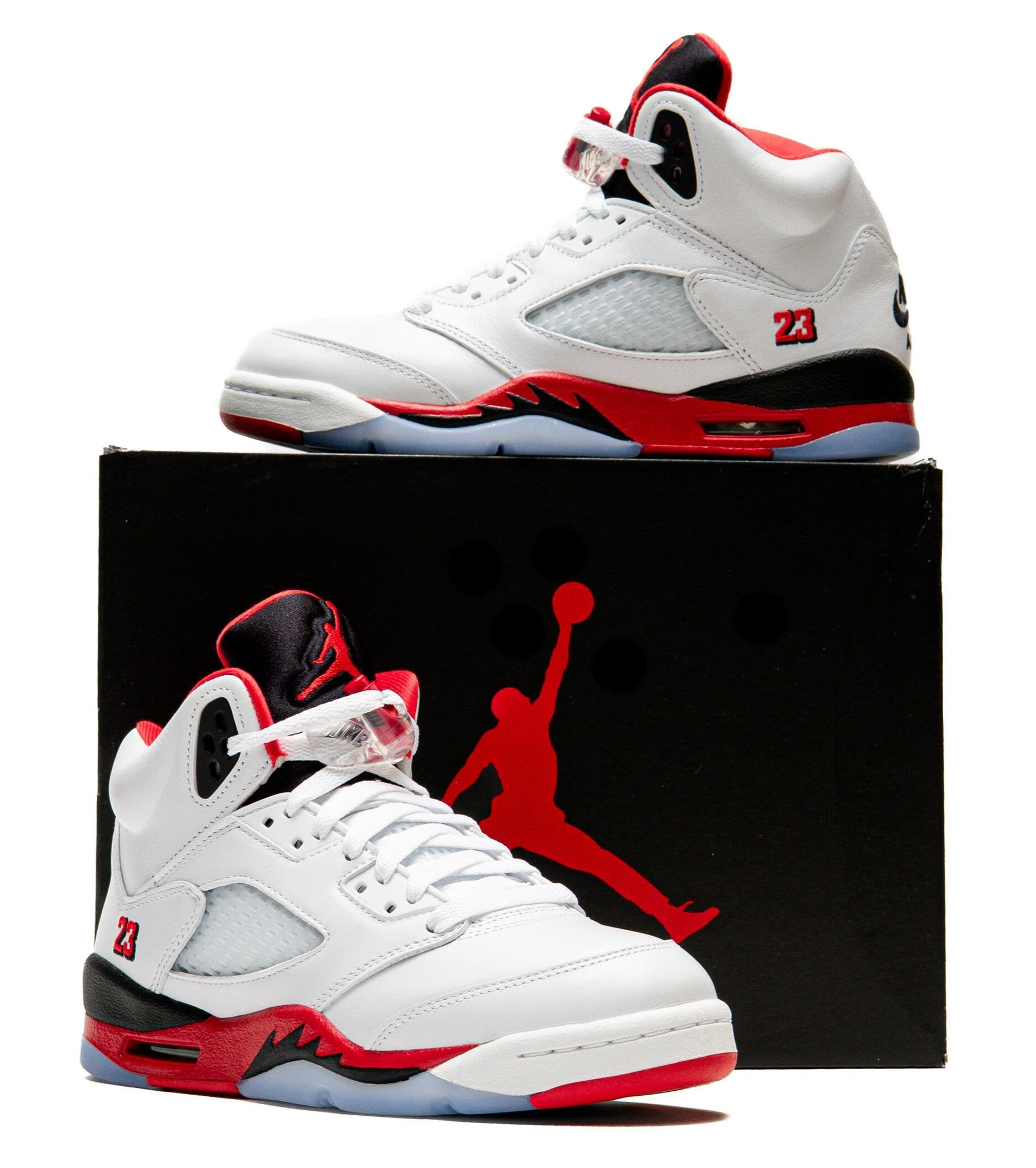 Jordan 5 Retro Fire Red Black Tongue (2025) (GS)