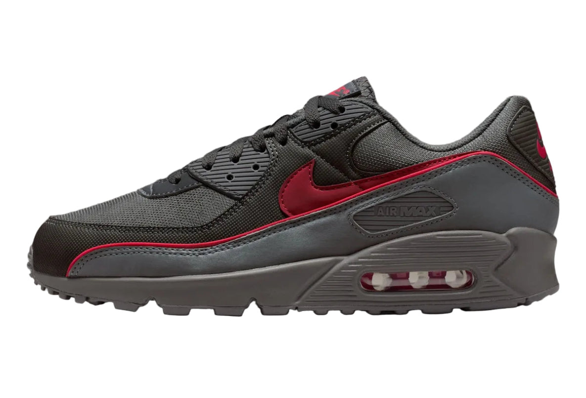 Nike Air Max 90 Premium Iron Grey University Red