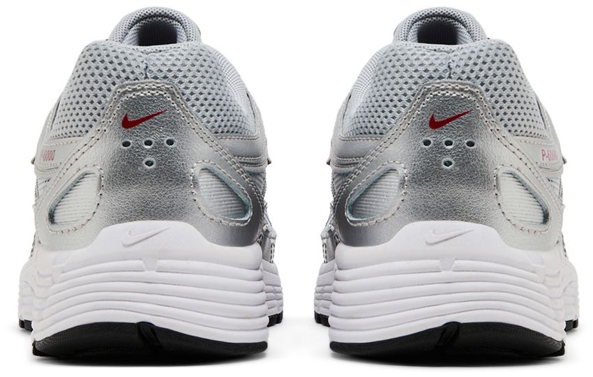 Nike P-6000 Metalic Silver Cool Red (GS)