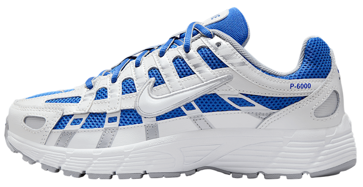Nike P-6000 Hyper Royal Summit White Metallic Silver White (GS)
